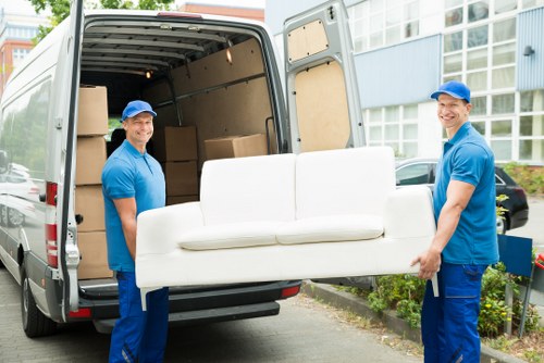 Local moving team handling a house move in Falconwood