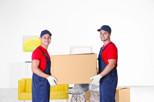 Removal van prepared for a local house move in Falconwood