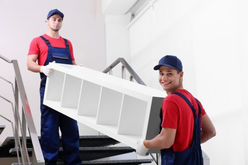 Man With Van Falconwood team preparing items safely for a move