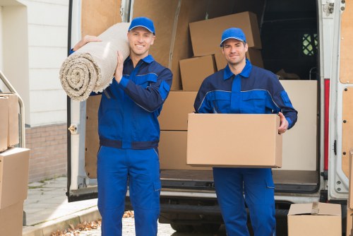 Local man with van helping with a home move in Falconwood