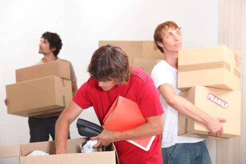 Careful furniture loading for a Falconwood house or flat move