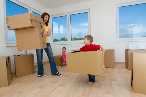 Customer booking and confirming a moving service