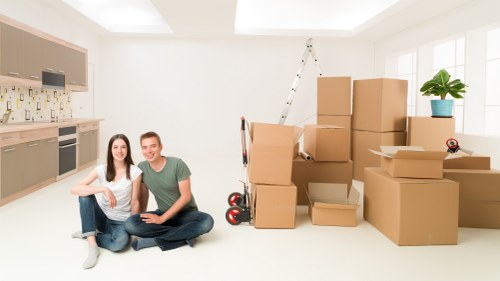 Household furniture and packing supplies used for Falconwood removal services