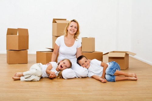 Falconwood house removals truck and moving equipment