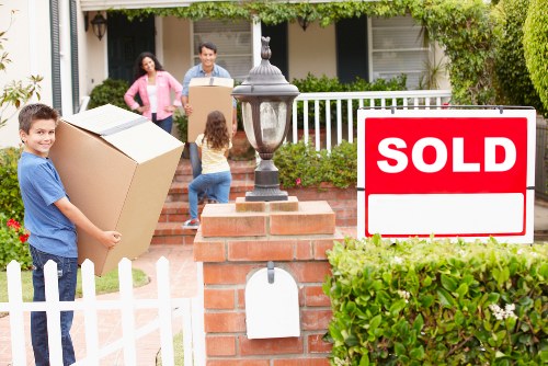 Careful boxing and organisation of household items during a move