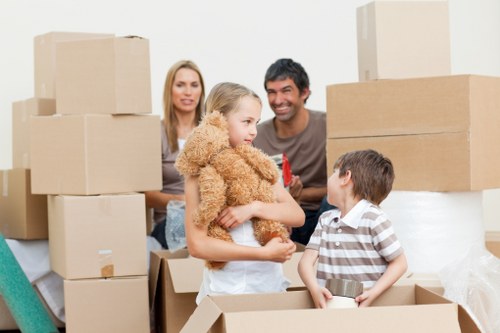 Professional office move with furniture and IT equipment